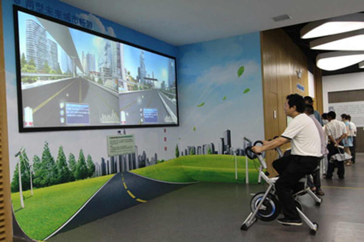 沙县校园安全虚拟自行车驾驶