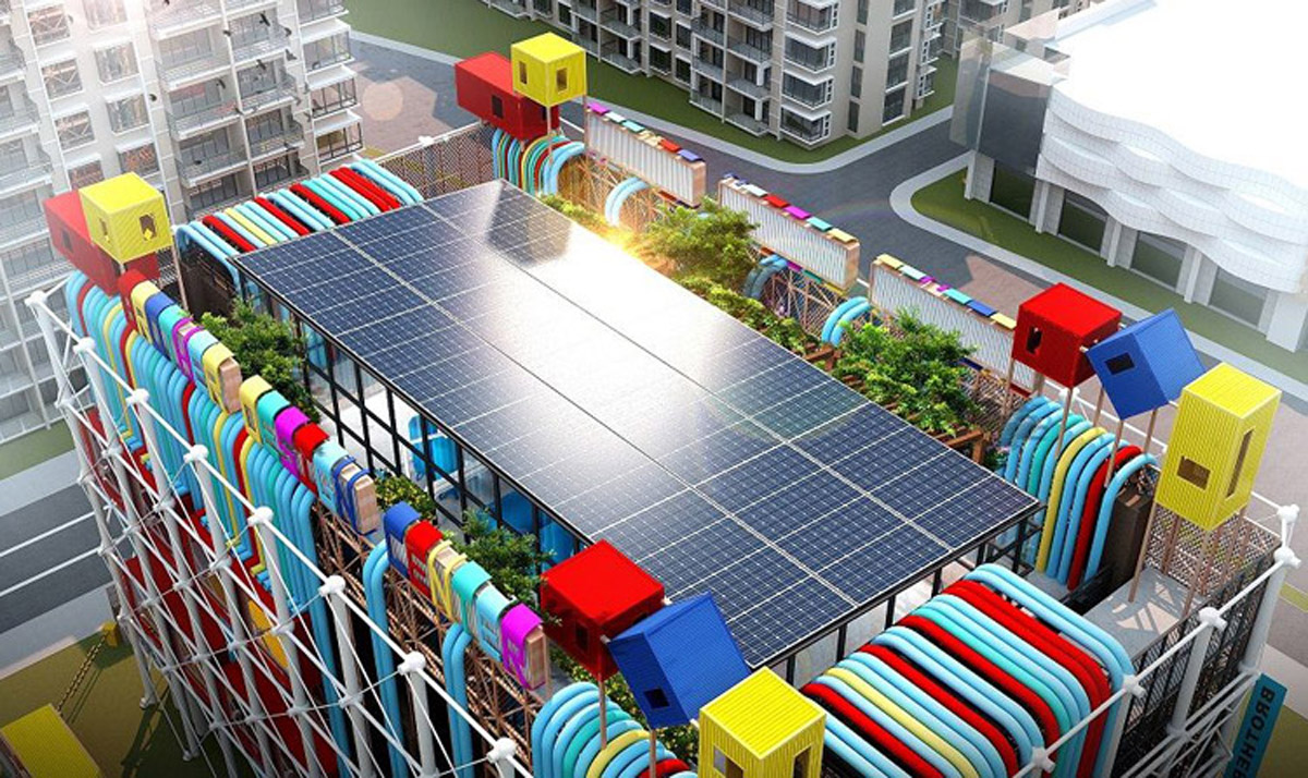 海港校园安全太阳能光伏发电体验