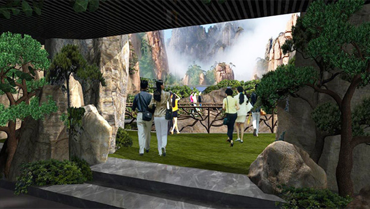 汉寿校园安全虚拟实景投影