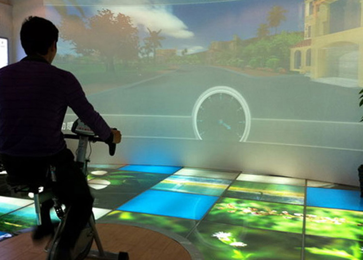 丹徒校园安全虚拟自行车系统