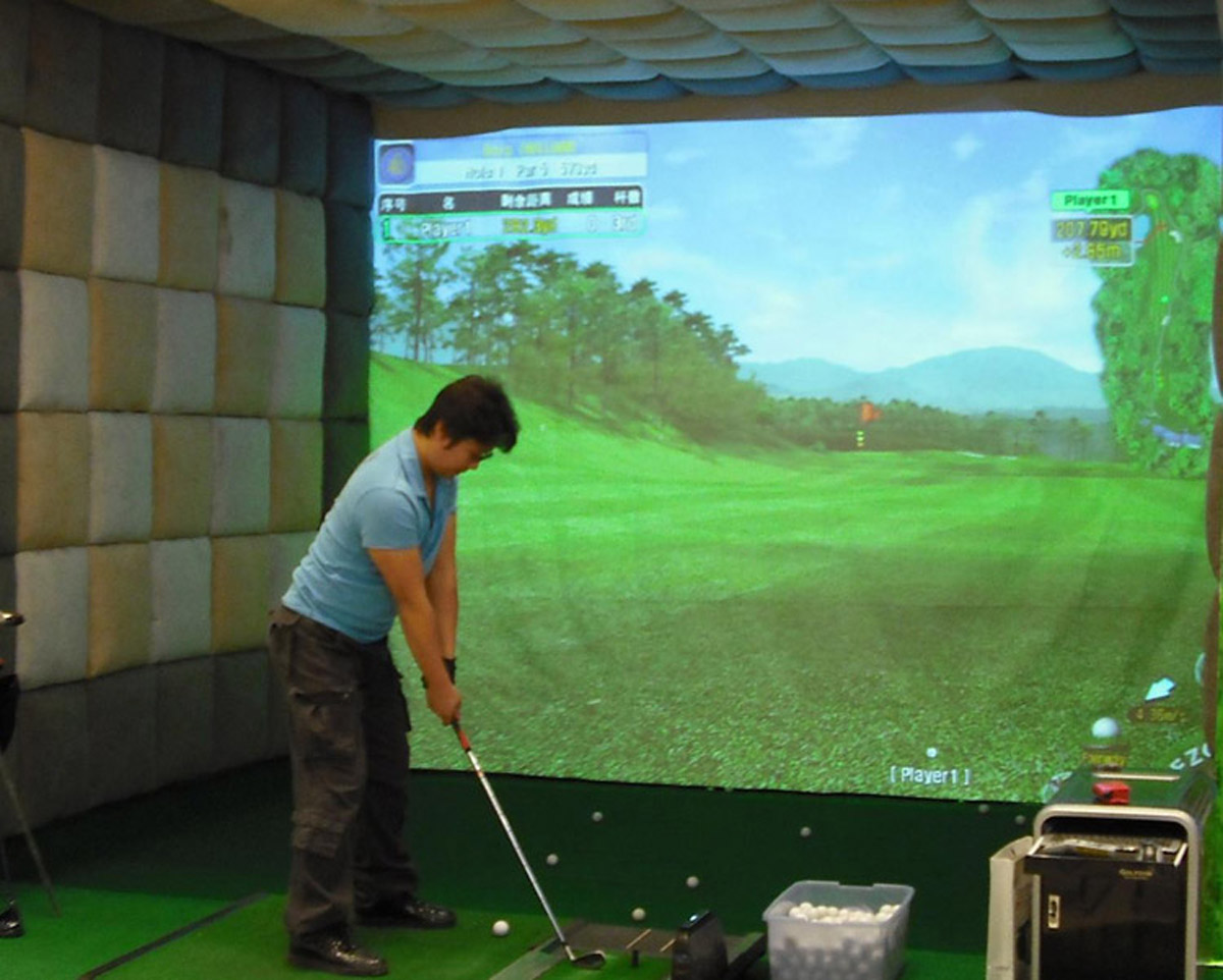 清河校园安全模拟高尔夫
