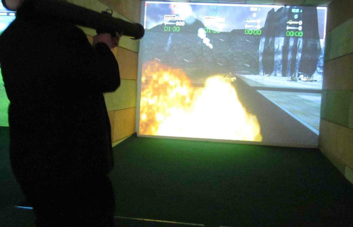 忻州校园安全模拟火箭筒