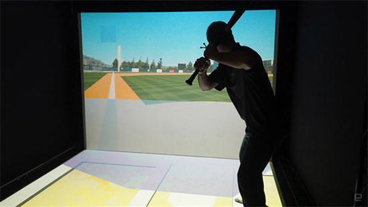 拉萨校园安全虚拟棒球投掷体验