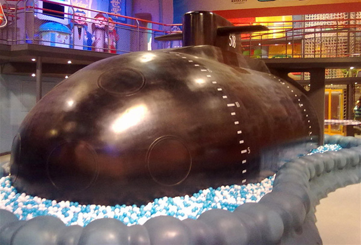 花溪校园安全潜水艇核潜艇模拟