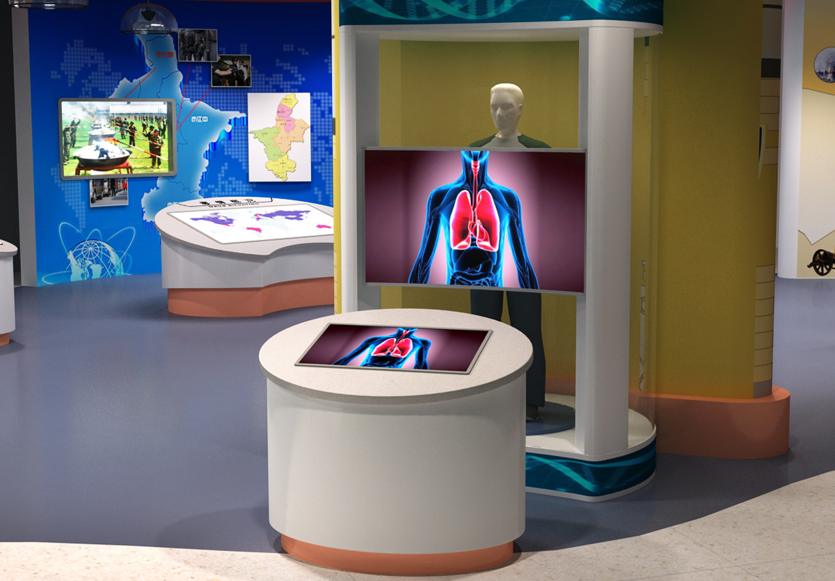 巫溪校园安全禁毒AR模拟血液循环系统