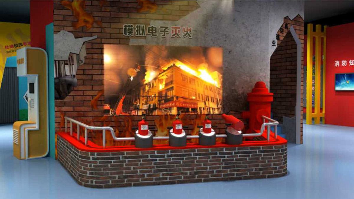 江安校园安全模拟灭火体验